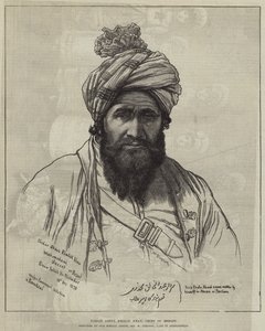 Sirdar Abdul Khalik Khan, hoofd van Bezoot door William Crimea Simpson